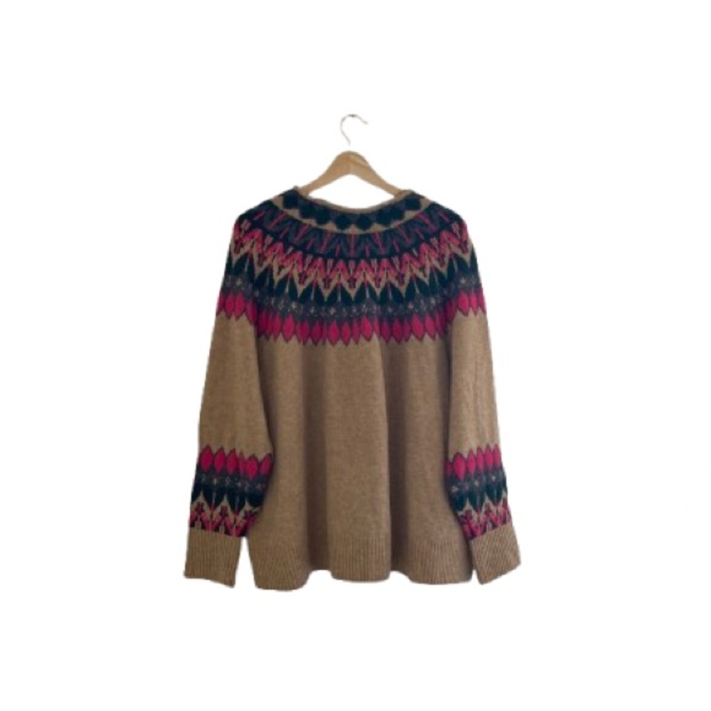 Cece Multicolor Patterned Sweater - image 5